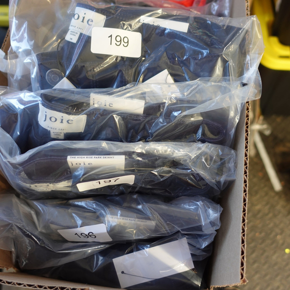 JOIE High Rise Park Skinny G NAVY Size 26 - Picture 13 of 13